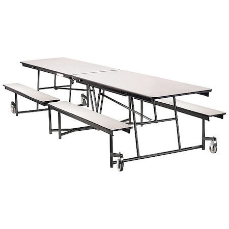 Rectangle Mobile Bench Table, 56