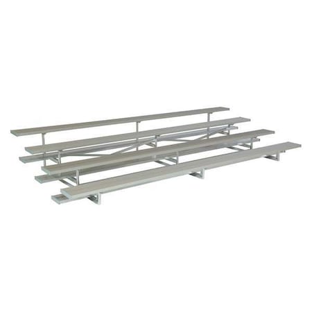 Bleacher, 4 Rows, 83 9/16 in x 15 ft MPN:NB-0415ALRSTD