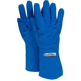 National Safety Apparel® Water Resistant Mid-Arm Cryogenic Glove Small Blue G99CRBERSMMA G99CRBERSMMA