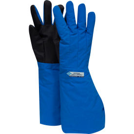 National Safety Apparel® SaferGrip Elbow Length Cryogenic Glove X-Large Blue G99CRSGPXLEL G99CRSGPXLEL