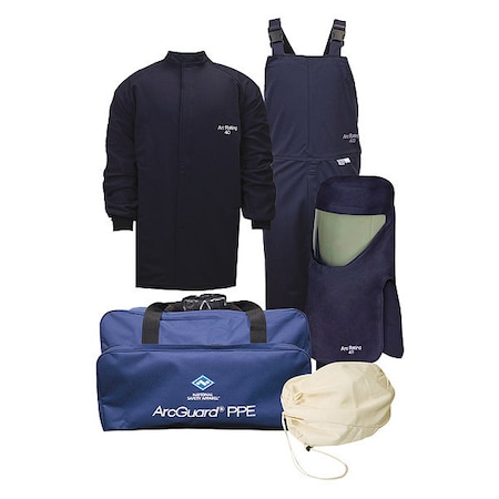 Arc Flash Protection Clothing Kit, M MPN:KIT4SC40NGMD