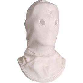 National Safety Apparel® High Heat Knit Hood with Small Eyeholes in Nomex OSFM White H43NK H43NK
