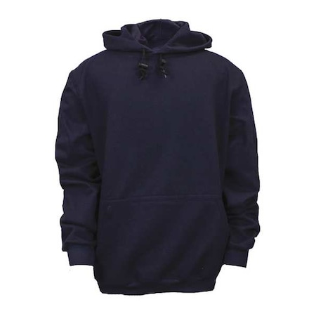 Men's Flame-Resistant Hooded Sweatshirt, 22 cal/sq cm, M, UltraSoft® MPN:C21WT03MD-NR