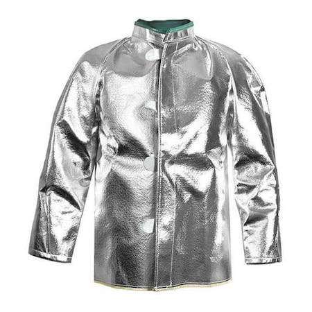 Aluminized Coat, M, 19 oz Carbon Kevlar®, Snaps Closure MPN:C22NLMD30
