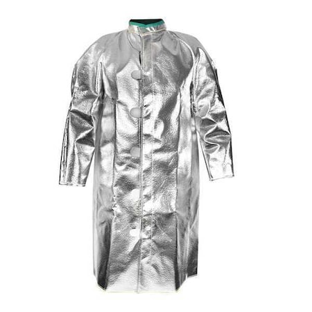 Aluminized Coat, M, 19 oz Carbon Kevlar®, Snaps Closure MPN:C22NLMD45