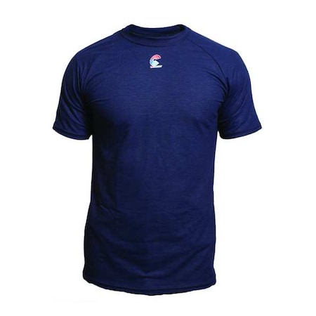 Men's Flame-Resistant Crewneck Shirt, 4 cal/sq cm, XL, Modacrylic MPN:C52FKSRXL