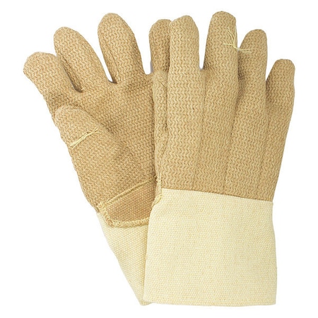 Thermal Gloves, PBI/Kevlar®, 600 Degrees F Max Temp., Brown, One Size Fits Most, 1 PR MPN:G51PBRW13714