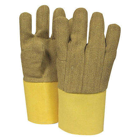 Thermal Gloves, PBI/Kevlar®, 600 Degrees F Max Temp., Brown, Regular, 1 PR MPN:G64PBVB07214
