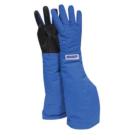 Waterproof Cryogenic Gloves, 26 in Length, Nylon, Extended Gauntlet, Shoulder Coverage, XL MPN:G99CRBEPXLSH