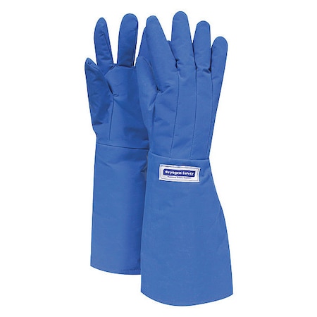 Water Resistant Cryogenic Gloves, 18 in Length, Nylon, Extended Gauntlet, Elbow Coverage, S MPN:G99CRBERSMEL-NR