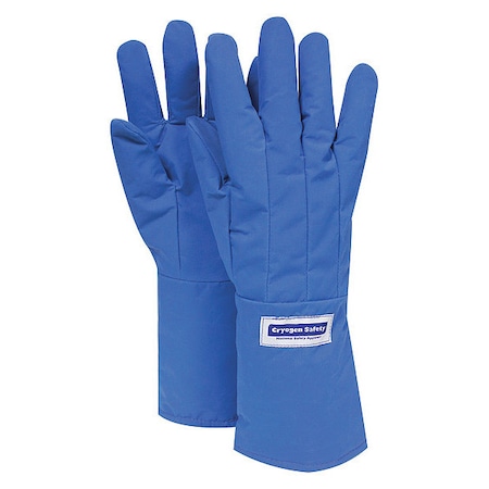 Water Resistant Cryogenic Gloves, 15 in Length, Nylon, Gauntlet, Elbow Coverage, XL MPN:G99CRBERXLMA