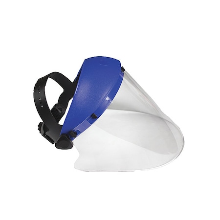 Faceshield Unit with Elastic Strap, Clear Visor, Polycarbonate, Anti-Fog, Scratch-Resistant Lens MPN:H16XXCRYORG