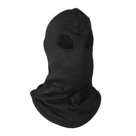 Flame Resistant Balaclava, 4, 53 cal/sq cm, OPF Blend, 7 oz, Black, Universal MPN:H49CX