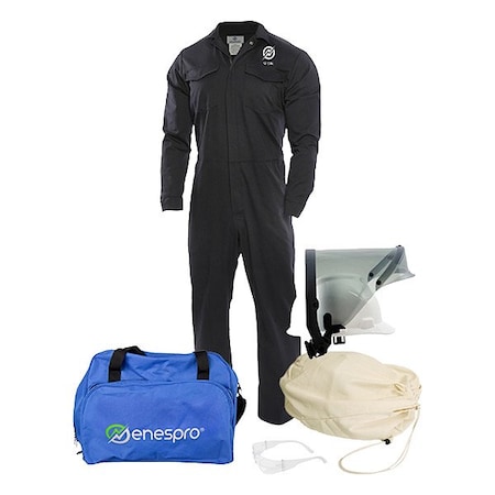 Coverall Arc Flash Kit, Navy, 3XL, 9 oz MPN:KIT2CV11NG3X