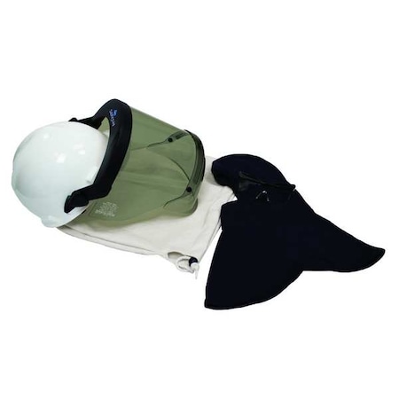 Arc Flash Head Protection Kit, 2 PPE CAT, 20 cal/sq cm, Navy, Universal MPN:KITHP20PV