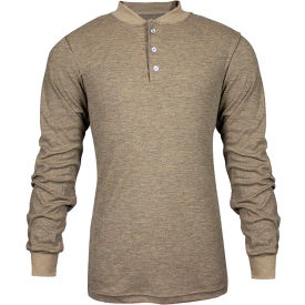 DRIFIRE® Flame Resistant Long Sleeve Henley S Tan C541NTNBSLSSM C541NTNBSLSSM