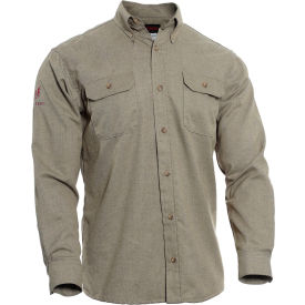 DRIFIRE® Tecgen Select® Flame Resistant Work Shirt S Tan TCG01120213 TCG01120213