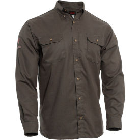 DRIFIRE® Tecgen Select® Flame Resistant Work Shirt M Gray TCG01150216 TCG01150216