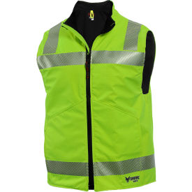 DRIFIRE® FR Class 2 High Visibility Fleece Lined Vest S Fluorescent Yellow DF2-CM-G2VC2-HY-SM