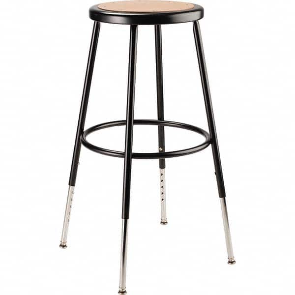 Adjustable Height Stool: Hardboard, 14 in Seat Width, 14 in Seat Depth, Black MPN:6224H-10 Adjustable Height Stool: Hardboard, 14 in Seat Width, 14 in Seat Depth, Black MPN:6224H-10