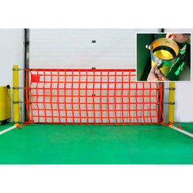 US Netting Bollard Safety Net 4'L x 8'W Net Fits 8-3/4