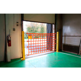 US Netting Loading Dock Safety Net with Posts 4' x 22' OHPW422-P