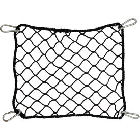US Netting 25'x50' Personnel Fall Safety Net Bordered 5000LB Min-Test Synthetic Rope Black PS2550