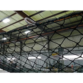 US Netting 25'x50' Fall Safety Net with Debris Liner Black PS2550L