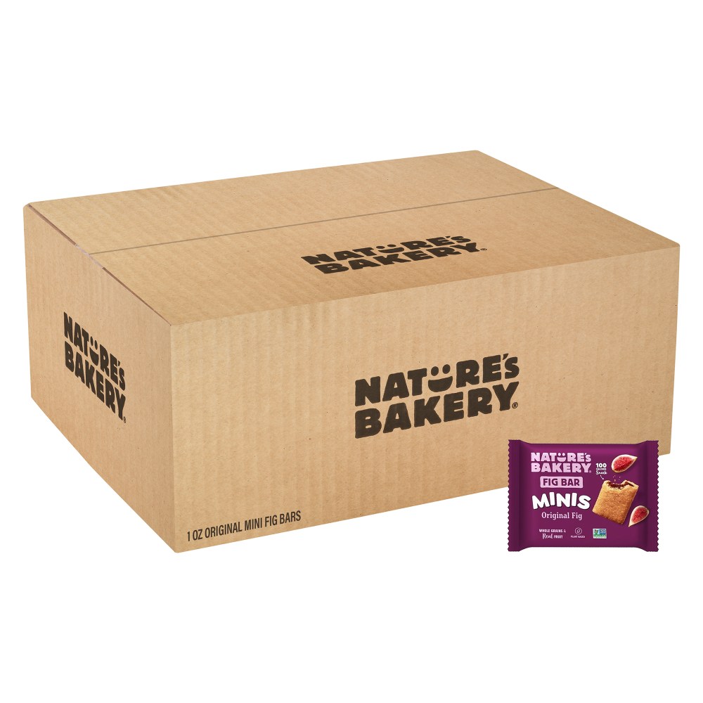 Natures Bakery Minis Whole Wheat Original Fig Bars, 1 Oz, Total Qty 150 MPN:00047495801125