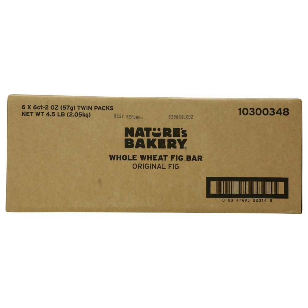 Natures Bakery Fig Bars, Whole Wheat Original, 2 Oz, Total Qty 36 MPN:1501030330