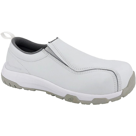 Men's Composite Toe Loafer Shoe, White, 7 1/2, W, Nautilus 1607 MPN:1607-7.5W