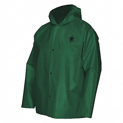 Unisex Jacket with Hood Green M MPN:568JHM