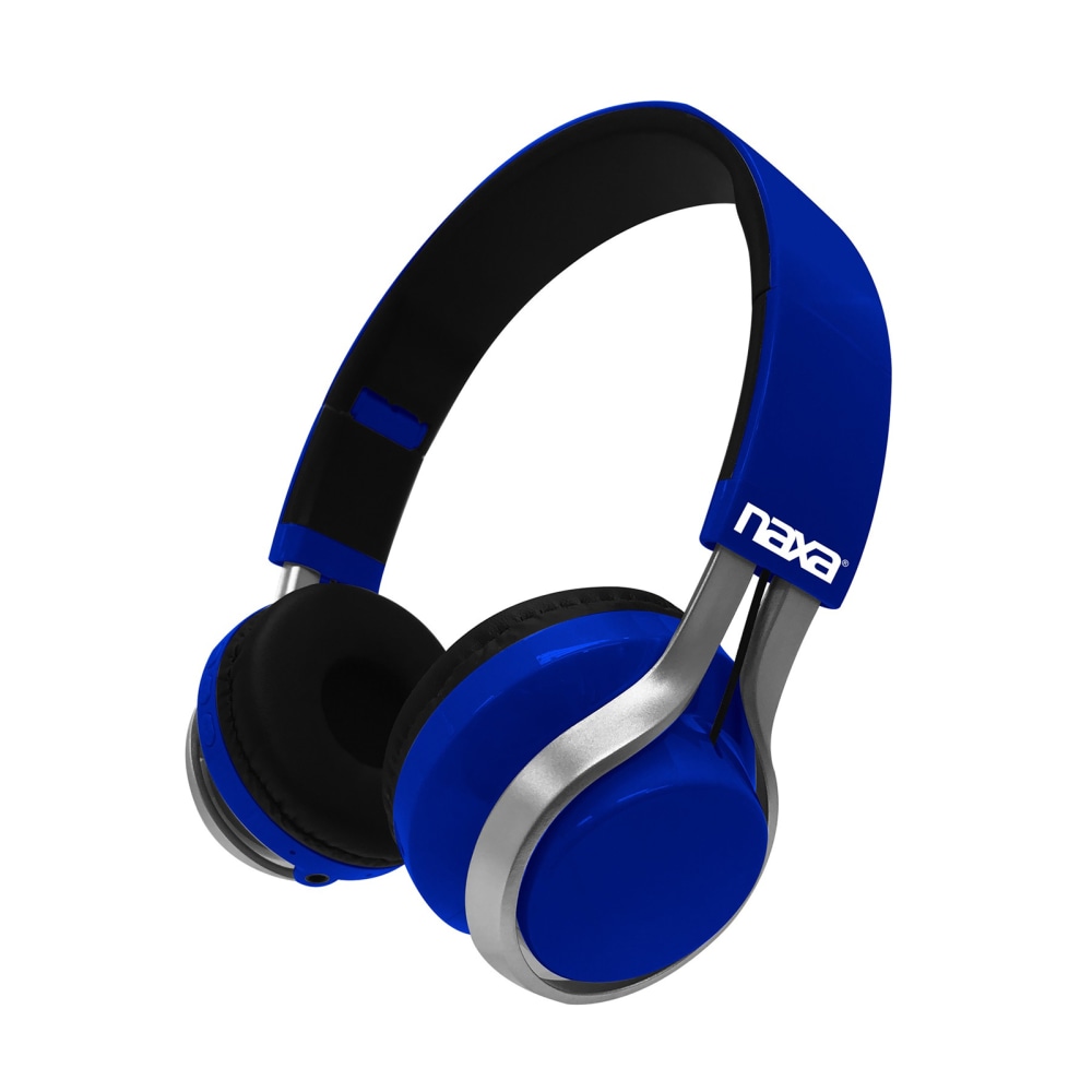 Naxa METRO GO Bluetooth Wireless Headphones, Blue MPN:99599640M