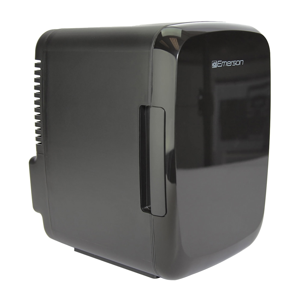 Emerson 6-Can 4.2 Qt Portable Mini Fridge Cooler, Black MPN:EFC-5000-BLACK
