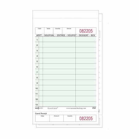 No Carbon 13 Line Gst Checks 2Pt, PK2000 MPN:G4797SP
