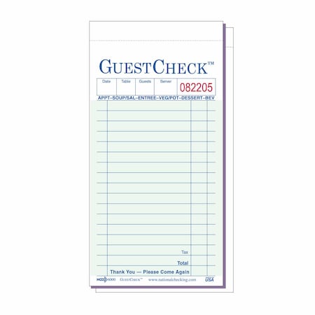 Carbon 17 Line Gst Checks 2Pt, PK2500, Grn MPN:G6000