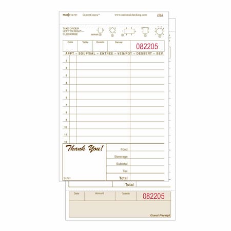 No Carbon 12 Line Gst Checks 2Pt, PK2000 MPN:T4797SP