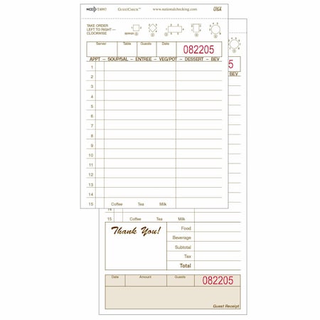 No Carbon 15 Line Gst Checks 2Pt, PK2000 MPN:T4997BK