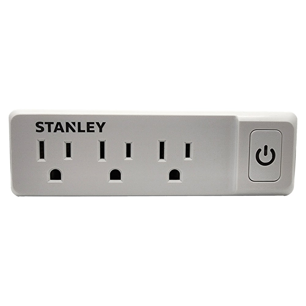 Stanley PlugMax ECO 30316 3-Outlet Wall Adapter, White MPN:30316