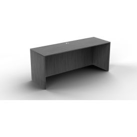 Interion® Executive Office Straight Desk Shell 71