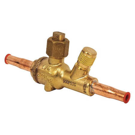 Refrigerant Ball Valve, 1/4 in, 900 psi MPN:NBV02-S