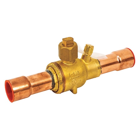Refrigerant Ball Valve, 1 1/8 in, 700 psi MPN:NBV09-S