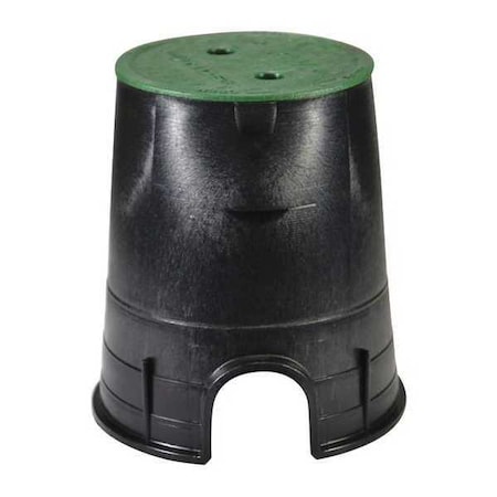 Valve Box, Round, 9in.Hx8-3/8in.W, 6-1/2in. MPN:107BC