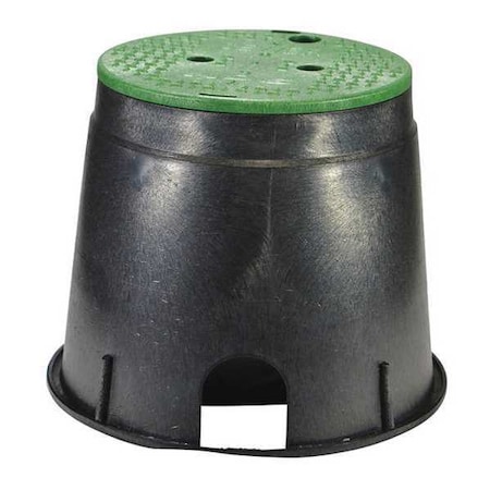 Valve Box, Round, 10 in H x 9-1/2 in Dia MPN:111BC