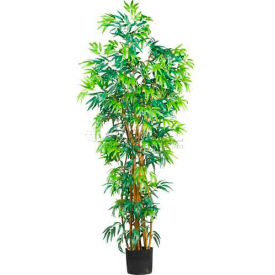 Nearly Natural 6' Curved Bamboo Silk Tree 5188