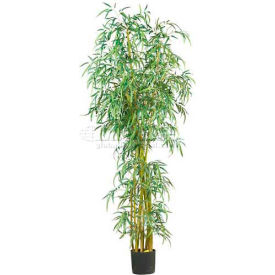 Nearly Natural 7' Curved Slim Bamboo Silk Tree 5194