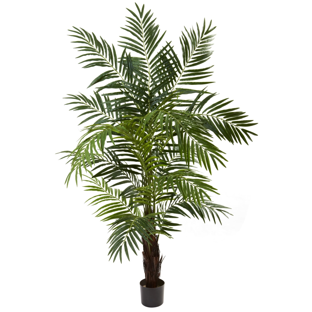Nearly Natural Areca Palm 72inH Plastic Tree With Pot, 72inH x 58inW x 58inD, Green MPN:5408