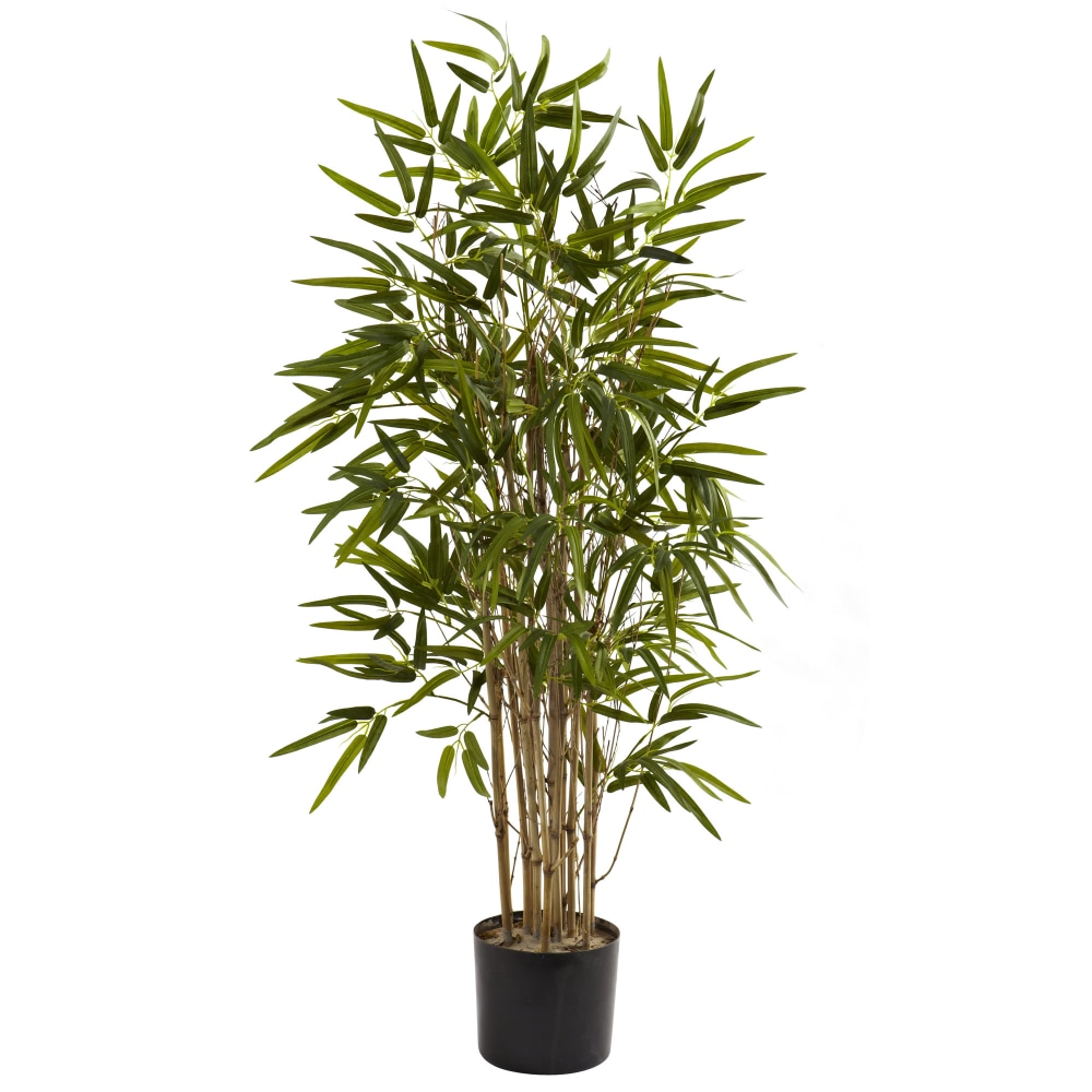 Nearly Natural Twiggy Bamboo 42inH Plastic Tree With Pot, 42inH x 26inW x 26inD, Green MPN:5420