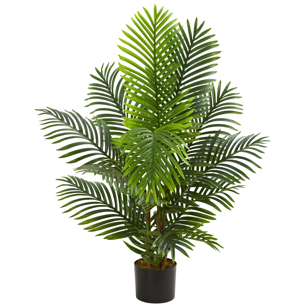 Nearly Natural Paradise Palm 48inH Artificial Tree With Pot, 48inH x 13inW x 13inD, Green MPN:5499