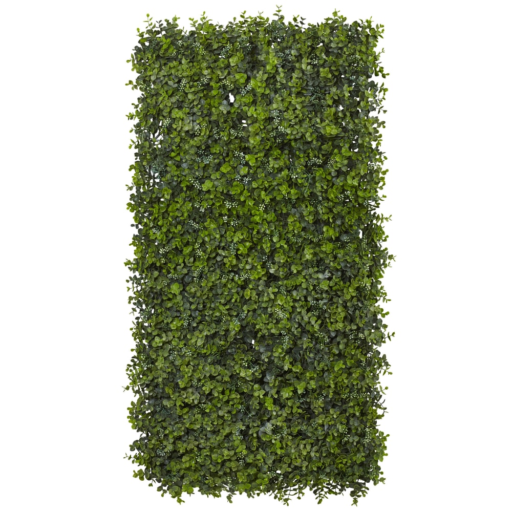 Nearly Natural 2-1/2in Artificial Eucalyptus Mats, Green, Set Of 8 Mats MPN:6156-S8